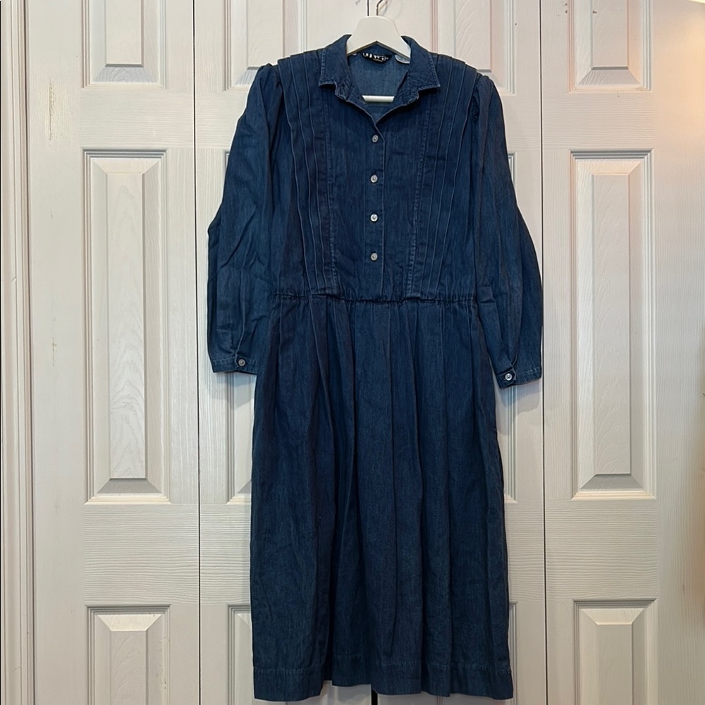 Vintage DW3 Denim Midi Dress